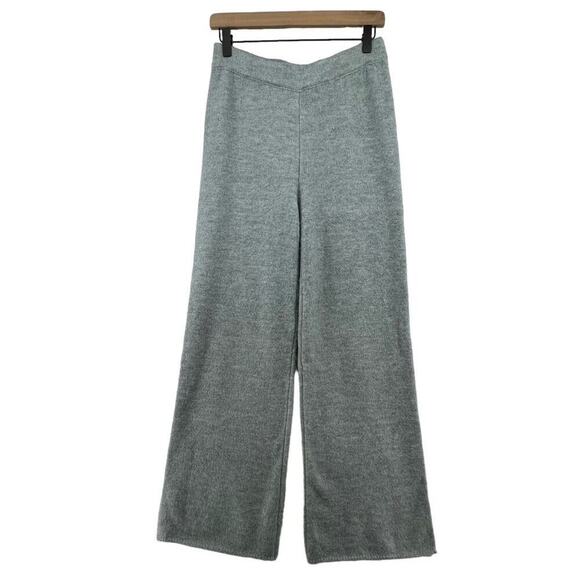 Cobble Lane Size Small Pants Wide Leg Knit Pull On Wool Blend Light Green Soft - Picture 1 of 3